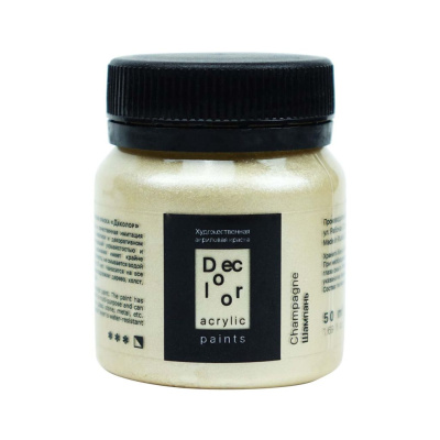Акрил ТАИР "Деколор" 50 мл, Шампань