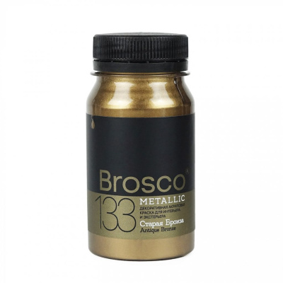 Краска декоративная Brosco 100 мл Старая бронза