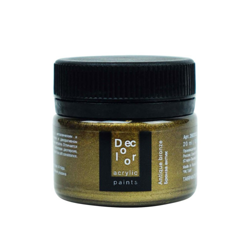 Акрил ТАИР "Деколор" 20 мл, Бронза Антик