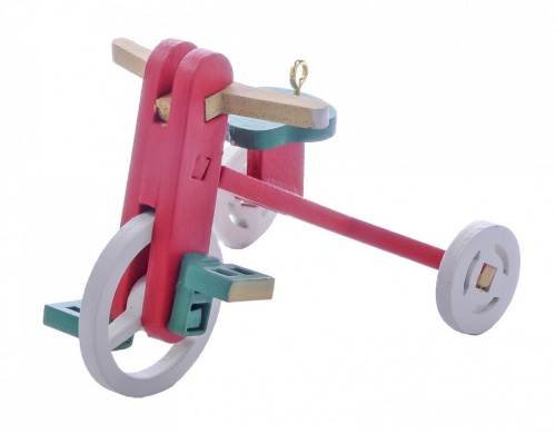 Игрушка деревянная "IDH Center" Детский велосипед 3020 Classic Green Seat