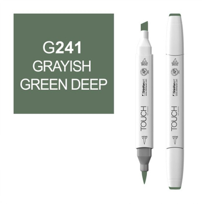 Маркер спиртовой BRUSH Touch Twin цв. G241 глубокий серо-синий