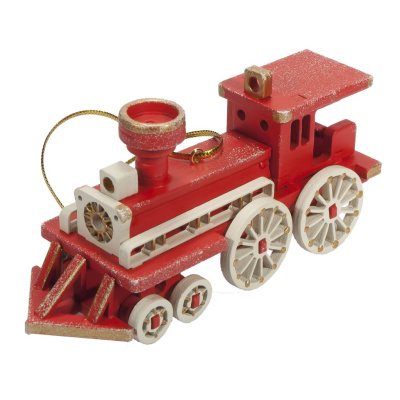 Игрушка деревянная "IDH Center" Ретро паровоз 3020