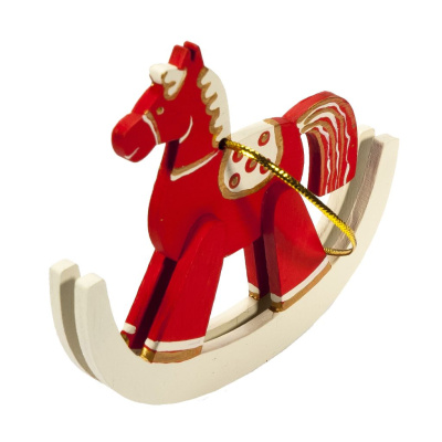 Игрушка деревянная "IDH Center" Лошадка на качалке 3020