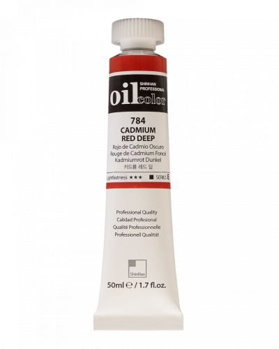 Масло ShinHanart "Professional" туба 50 мл №784 Кадмий красный насыщенный кат.E