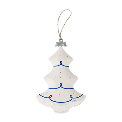 Ёлочная игрушка LUKNO "Ёлка", синяя