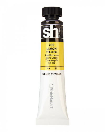 Масло ShinHanart "Sh" туба 50 мл №705 Желтый лимонный