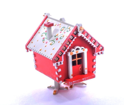 Игрушка деревянная "IDH Center" Избушка на курьих ножках 3020