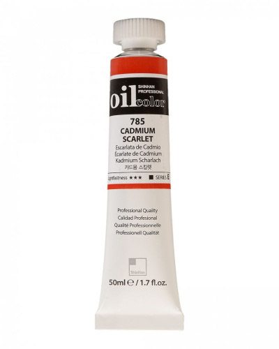 Масло ShinHanart "Professional" туба 50 мл №785 Красный алый кадмий кат.E