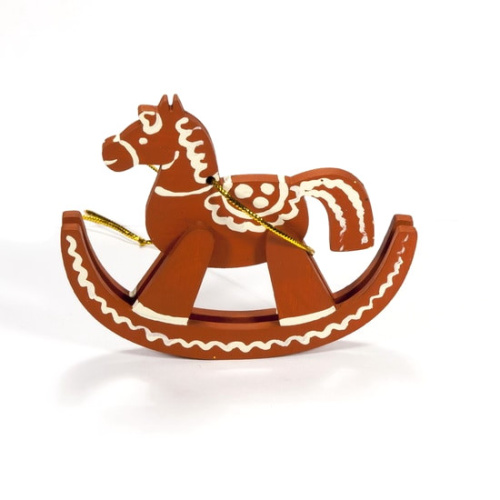 Игрушка деревянная "IDH Center" Лошадка на качалке 360-5