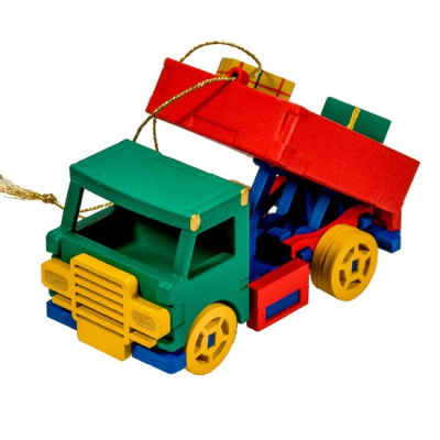 Игрушка деревянная "IDH Center" Грузовичок 6029