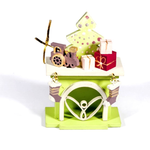 Игрушка деревянная "IDH Center" Камин 90YY61/504 P Tree