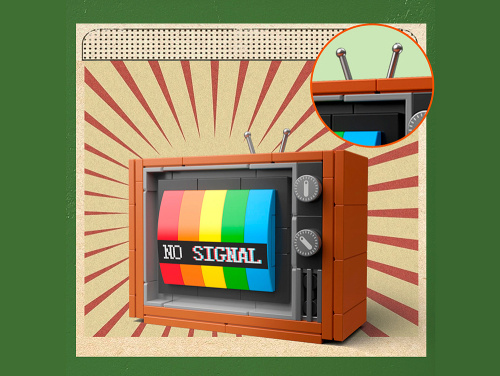 JK8210 Конструктор Цветной телевизор 1970