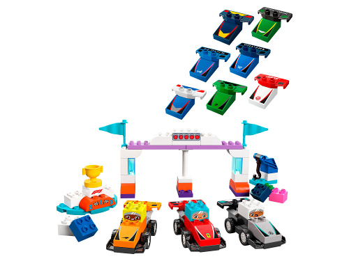 DUPLO 10445 Конструктор Гоночные машины и пилоты команды F1
