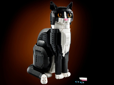 Ideas 21349 Конструктор Чёрно-белый кот