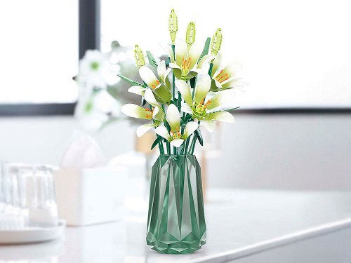 JK2695 Конструктор Букет белых лилий