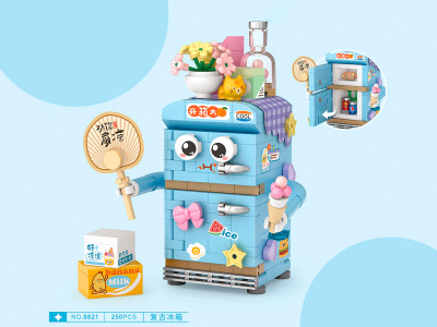 8821_MK Конструктор Холодильник