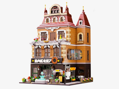Modular Building 85013 Конструктор Пекарня
