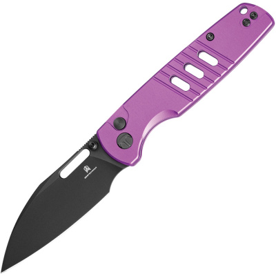 Складной нож Bestech Knives Man Vector, сталь D2, рукоять алюминий, фиолетовый