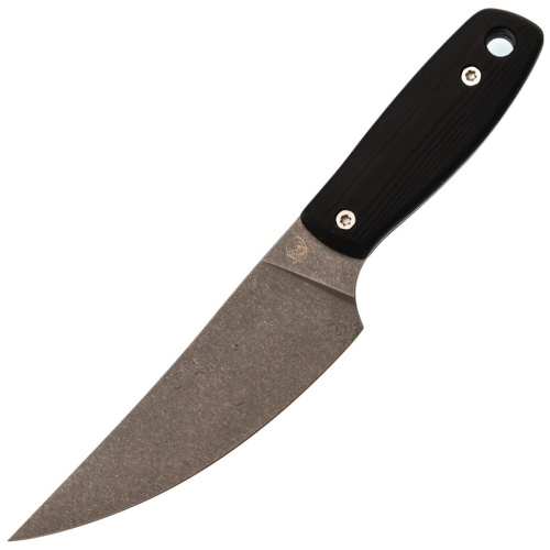 Нож Barmaley Knives Буратино L, сталь VG-10, рукоять G10, черный