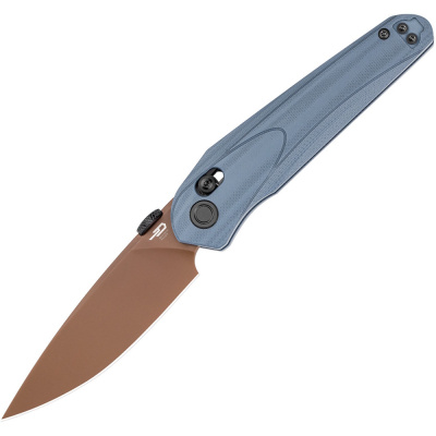Складной нож Bestech Knives Mothus, сталь 14C28N, рукоять G10, серо-голубой