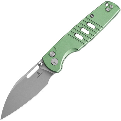 Складной нож Bestech Knives Man Vector, сталь D2, рукоять алюминий, зеленый
