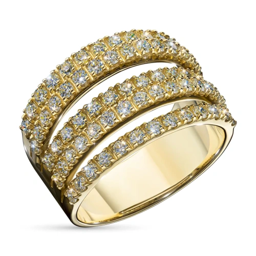 Кольцо из желтого золота э0312кц09176700