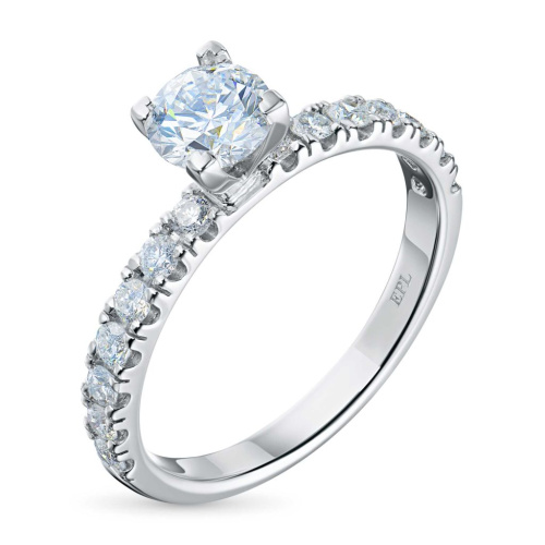 Кольцо из белого золота э4012кц01144400_white
