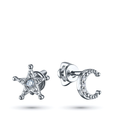 Пусеты из серебра э0612пс04202767