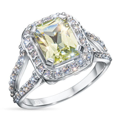 Кольцо из серебра с и цитрином э0673кц04250362_white