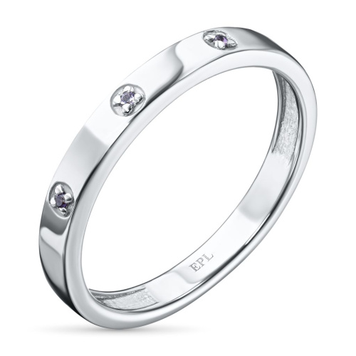 Кольцо из серебра с аметистами э0607кц04220479