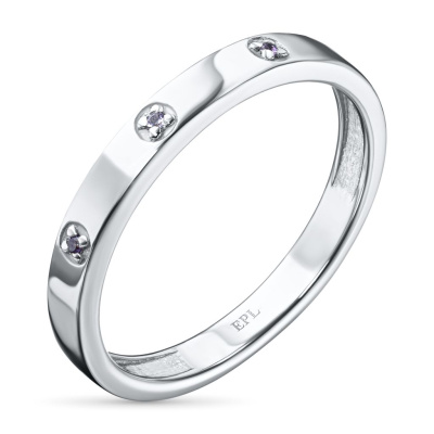 Кольцо из серебра с аметистами э0607кц04220479