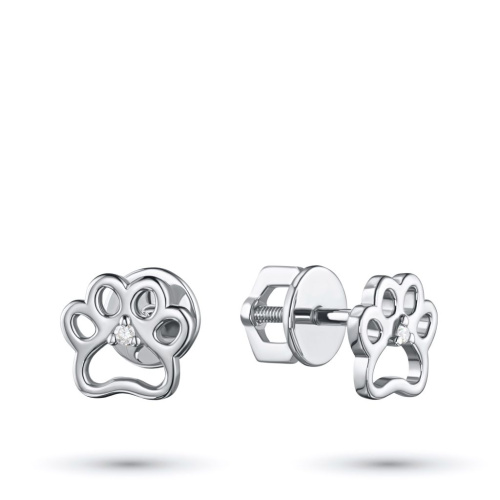 Пусеты из серебра э0612пс04200824