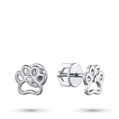 Пусеты из серебра э0612пс04200824