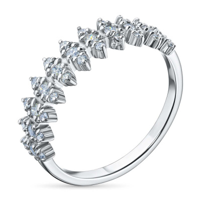 Классическое кольцо из белого золота э4712кц03210352_white