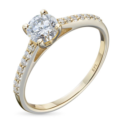 Кольцо из желтого золота э0312кц11190170