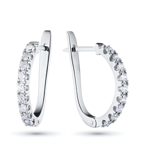 Серьги из белого золота э4712сг04201467