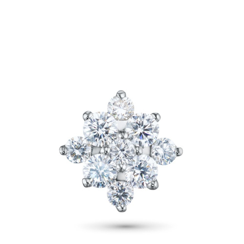 Классическая подвеска из серебра э0612пд09164200_white