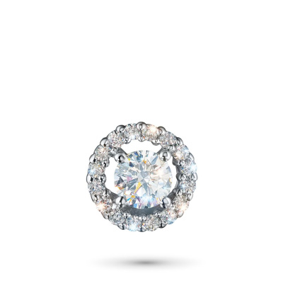 Классическая подвеска из серебра э0612пд03182000_white