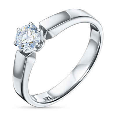 Помолвочное кольцо из белого золота э4712кц05162200_white