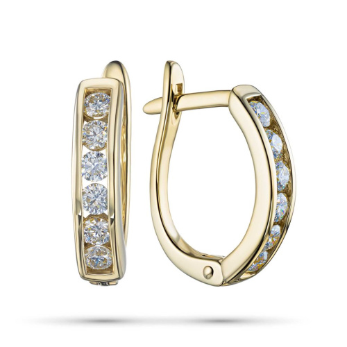 Серьги из желтого золота э0312сг08183900_white