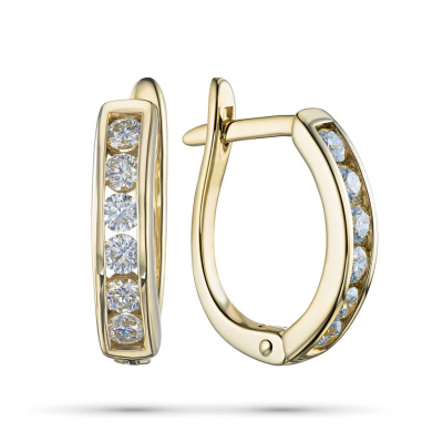Серьги из желтого золота э0312сг08183900_white
