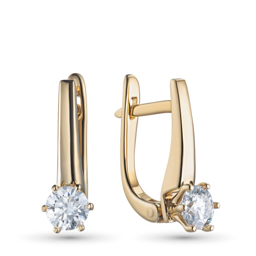 Серьги из желтого золота э0312сг03220202