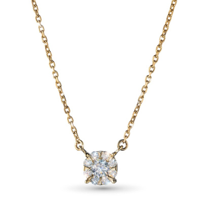 Колье из желтого золота э0312кл05153500