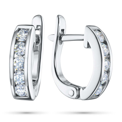 Серьги из белого золота э4712сг05102300