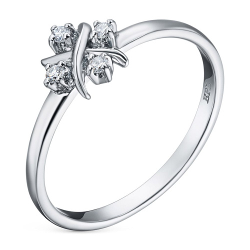 Кольцо из серебра с бриллиантами э0601кц11191270