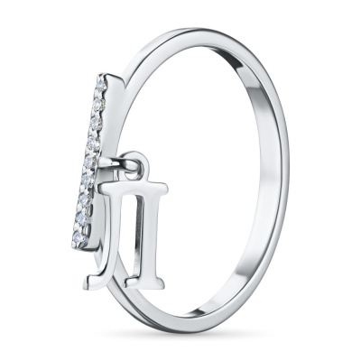 Кольцо из серебра с бриллиантами э0601кц08211013