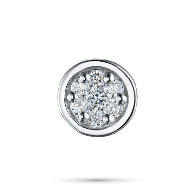 Классическая подвеска из серебра э0612пд12152700_white