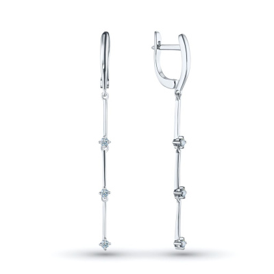 Серьги из серебра э0612сг10155600_white