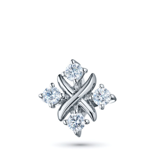 Классическая подвеска из серебра э0612пд07191300_white