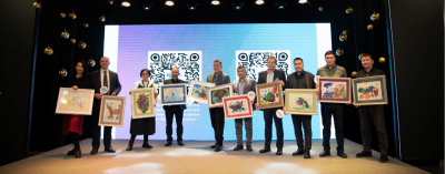 11 детских картин продали за четверть миллиона рублей на благотворительном аукционе /  Якутск Якутск Республика Саха (Якутия)